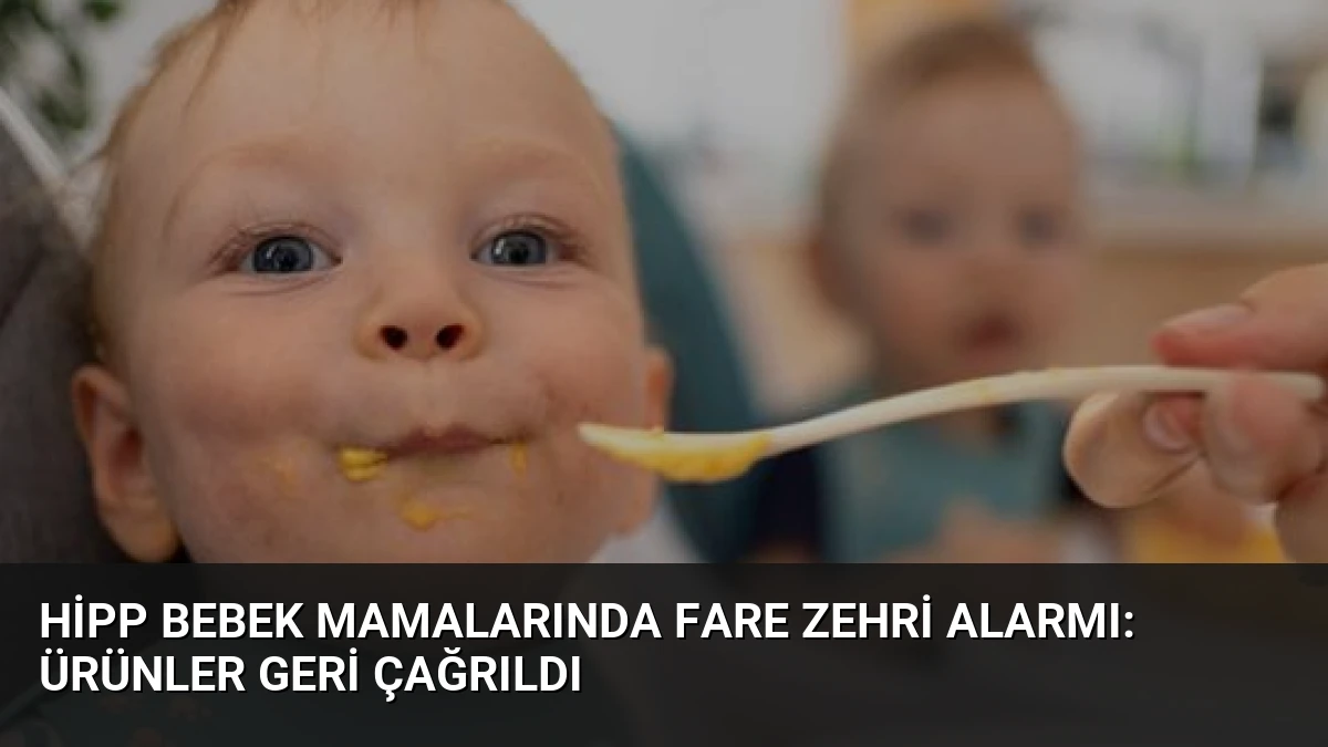 HiPP Bebek Mamalarında Fare Zehri Alarmı: Ürünler Geri Çağrıldı
