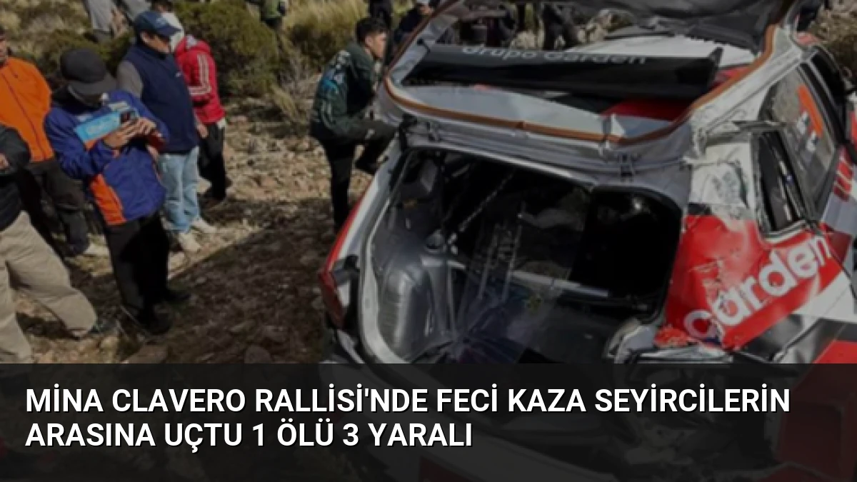 Mina Clavero Rallisi’nde Feci Kaza Seyircilerin Arasına Uçtu 1 Ölü 3 Yaralı