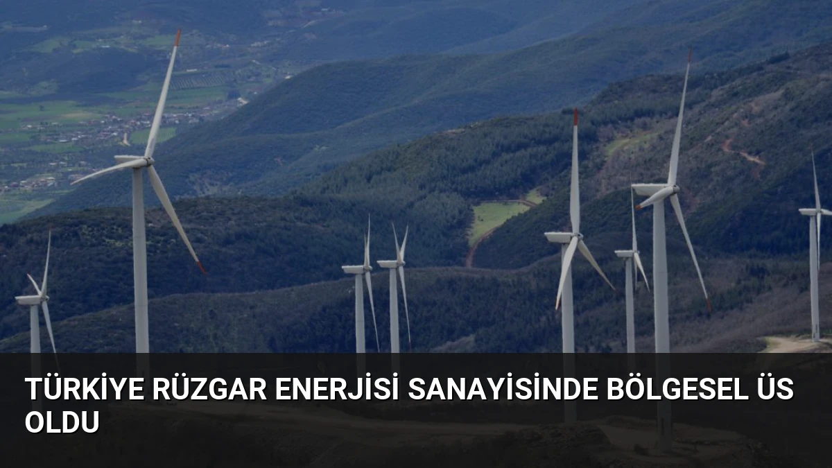 Türkiye Rüzgar Enerjisi Sanayisinde Bölgesel Üs Oldu