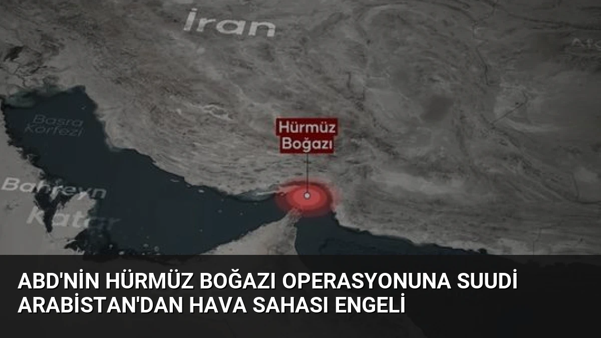 ABD’nin Hürmüz Boğazı Operasyonuna Suudi Arabistan’dan Hava Sahası Engeli