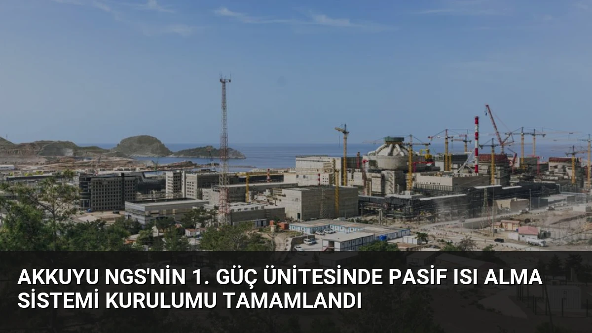 Akkuyu NGS’nin 1. Güç Ünitesinde Pasif Isı Alma Sistemi Kurulumu Tamamlandı