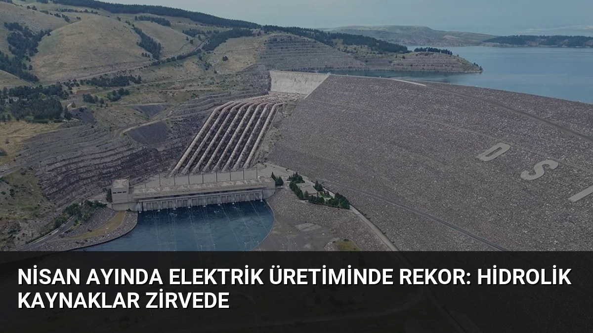 Nisan Ayında Elektrik Üretiminde Rekor: Hidrolik Kaynaklar Zirvede
