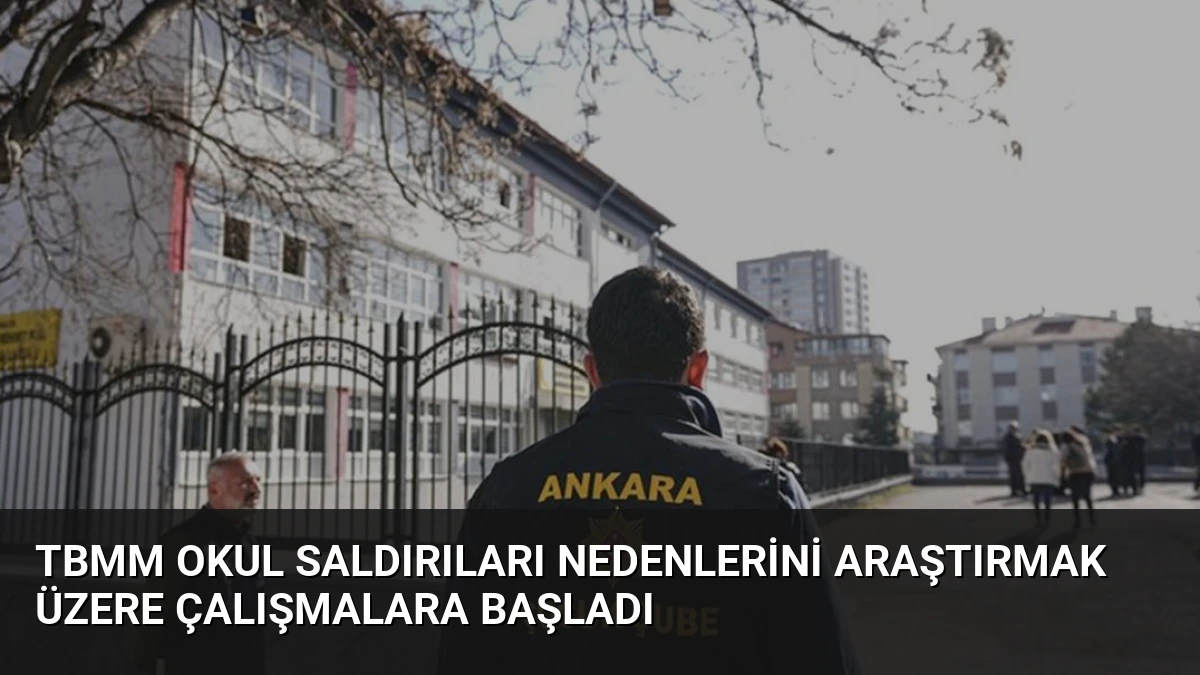 TBMM Okul Saldırıları Nedenlerini Araştırmak Üzere Çalışmalara Başladı