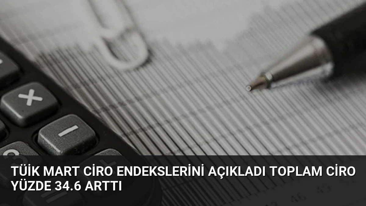 TÜİK Mart Ciro Endekslerini Açıkladı Toplam Ciro Yüzde 34.6 Arttı