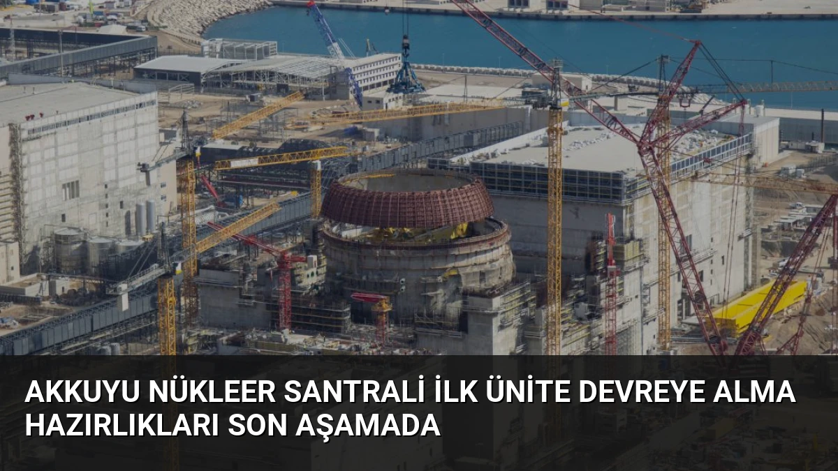 Akkuyu Nükleer Santrali İlk Ünite Devreye Alma Hazırlıkları Son Aşamada