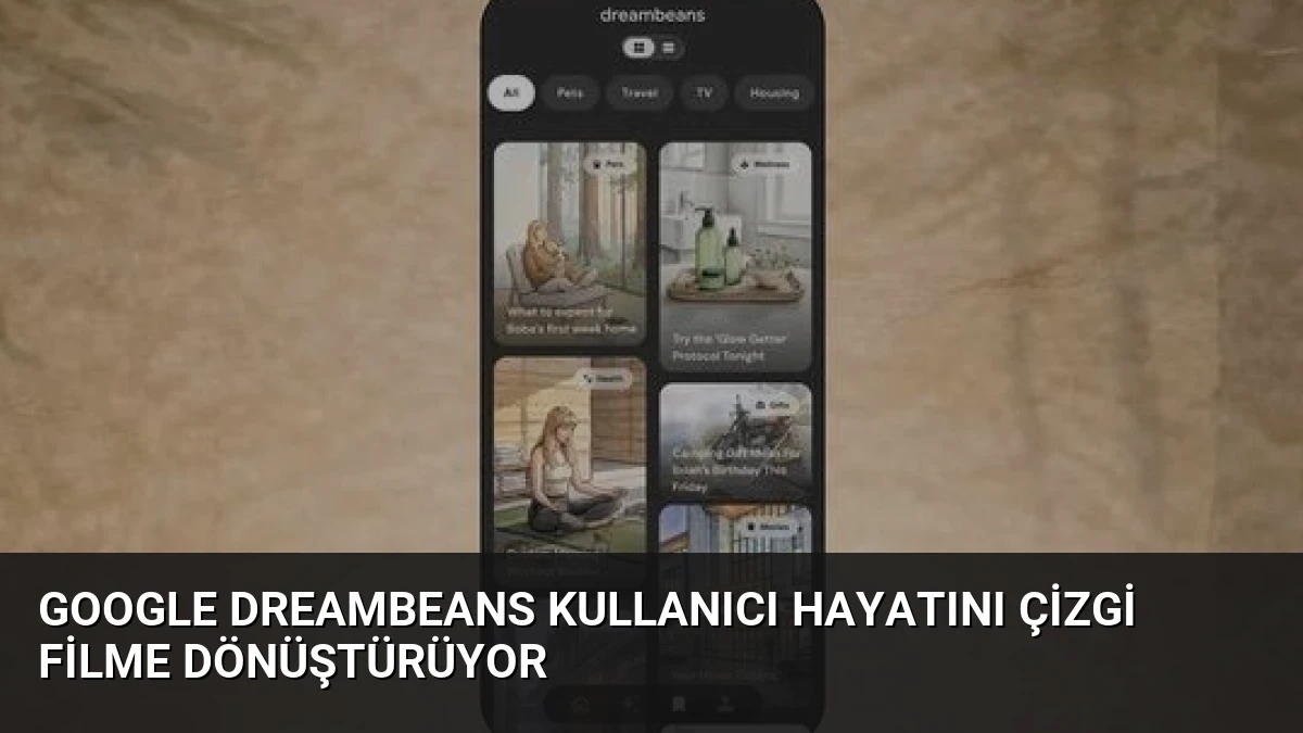 Google Dreambeans Kullanıcı Hayatını Çizgi Filme Dönüştürüyor