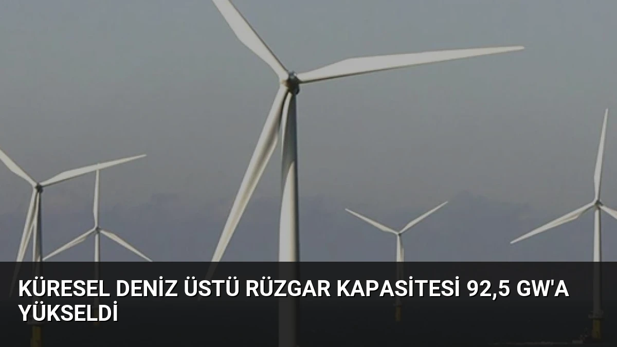 Küresel Deniz Üstü Rüzgar Kapasitesi 92,5 GW’a Yükseldi