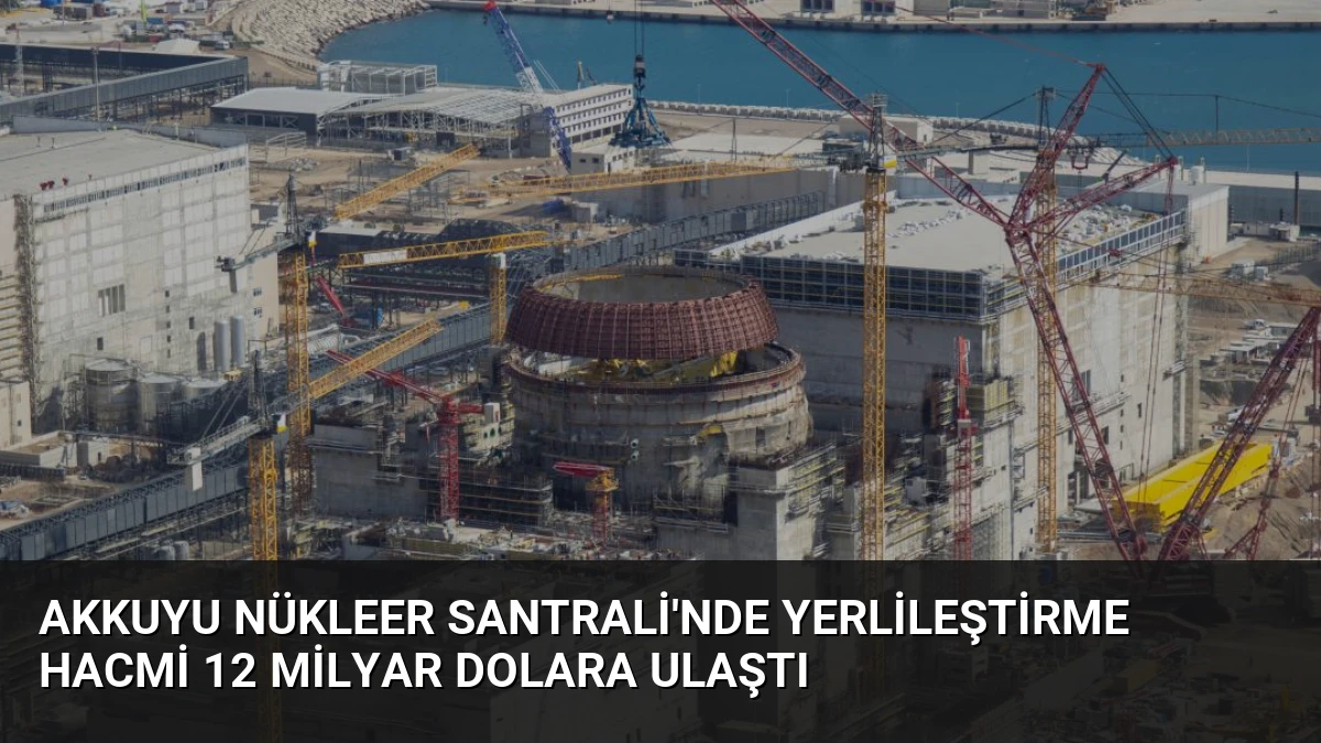 Akkuyu Nükleer Santrali’nde Yerlileştirme Hacmi 12 Milyar Dolara Ulaştı