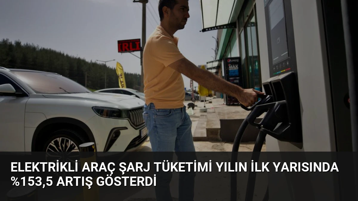 Elektrikli Araç Şarj Tüketimi Yılın İlk Yarısında %153,5 Artış Gösterdi