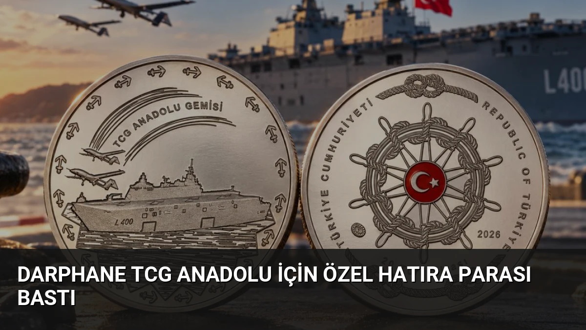 Darphane TCG Anadolu İçin Özel Hatıra Parası Bastı