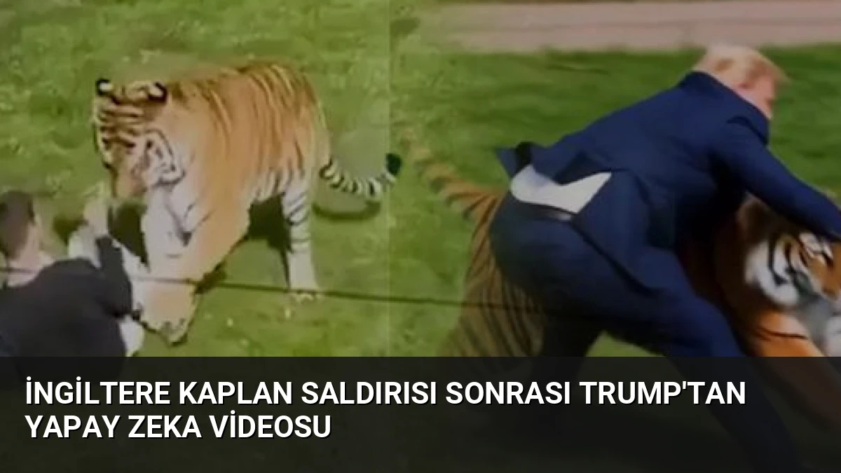 İngiltere Kaplan Saldırısı Sonrası Trump’tan Yapay Zeka Videosu