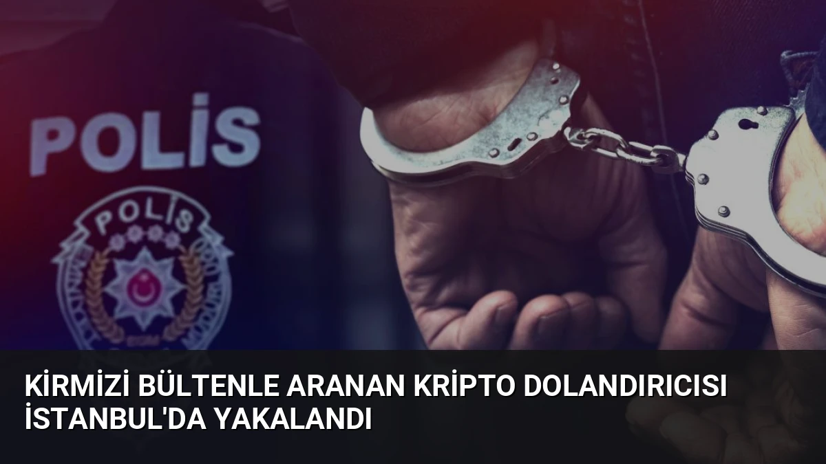 Kirmizi Bültenle Aranan Kripto Dolandırıcısı İstanbul’da Yakalandı